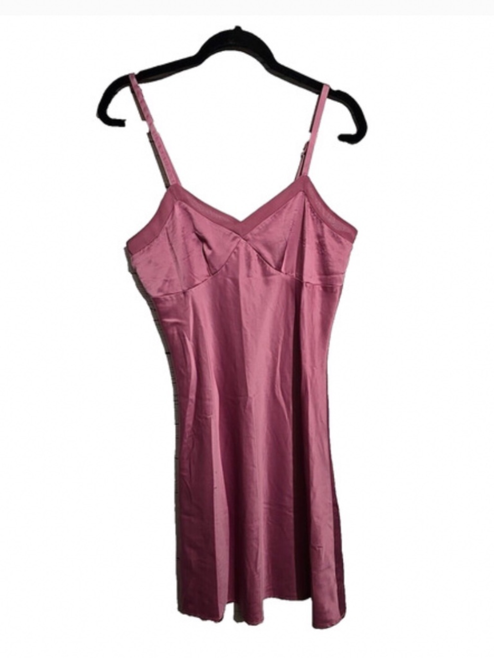 Apt. 9 Intimates Pink Satin Sleepwear Lingerie Nightie Nightgown Womans Sz Small